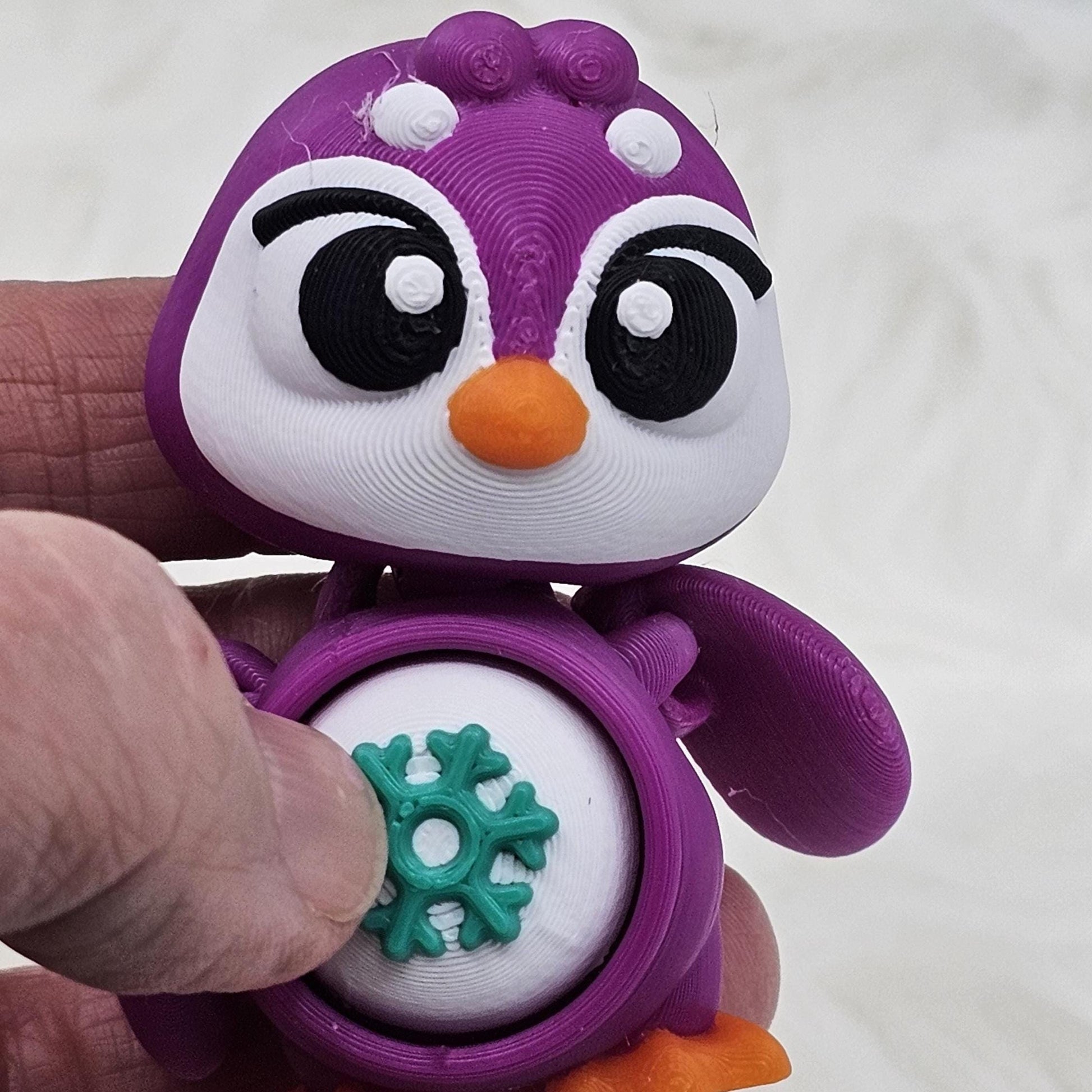 Penguin Holiday Clickers | Cozy Christmas Fidget Toy | Stocking Stuffer | Cute Winter Accessory
