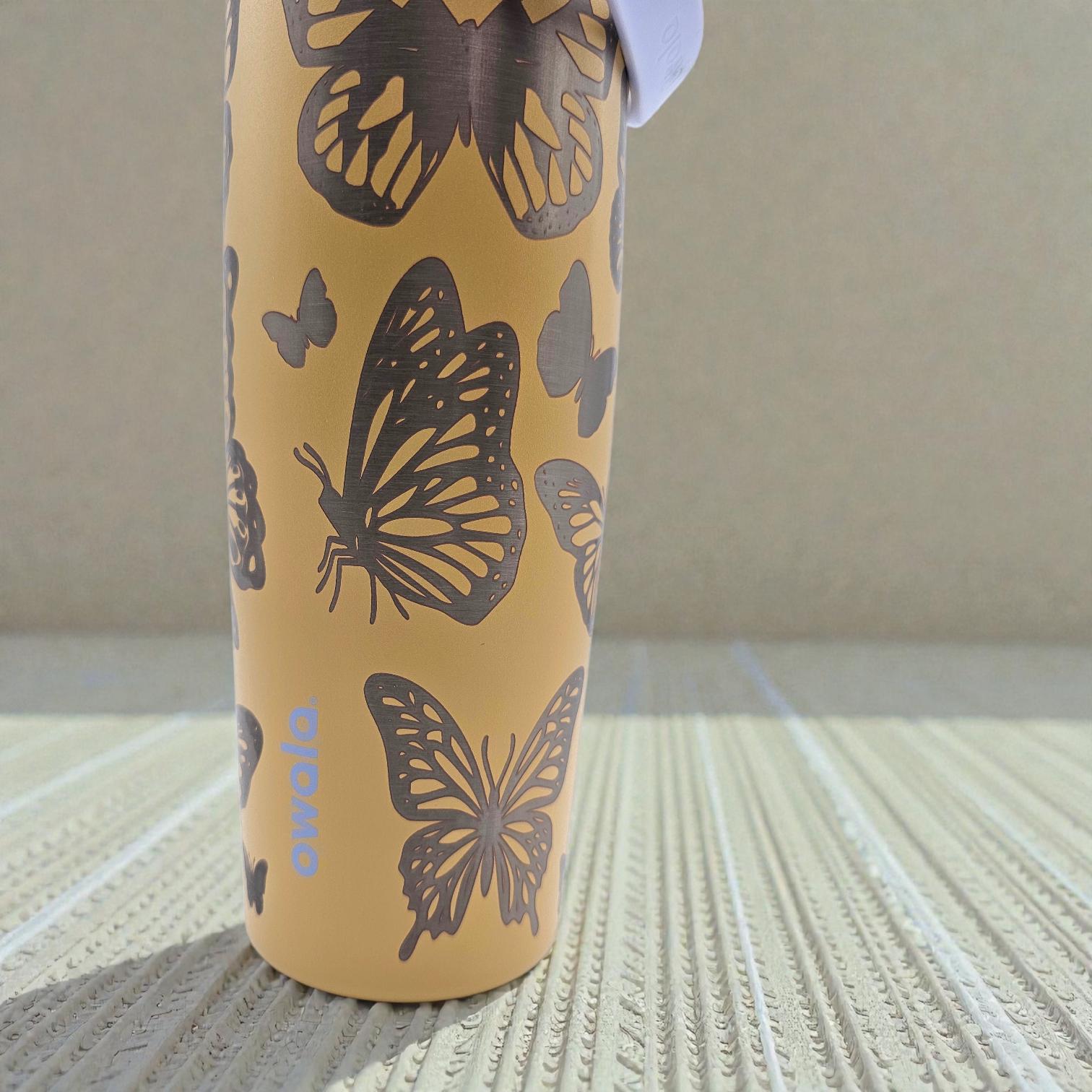 Butterfly Lover's Personalized Owala Bottle — Available in FreeSip and Sway Owalas
