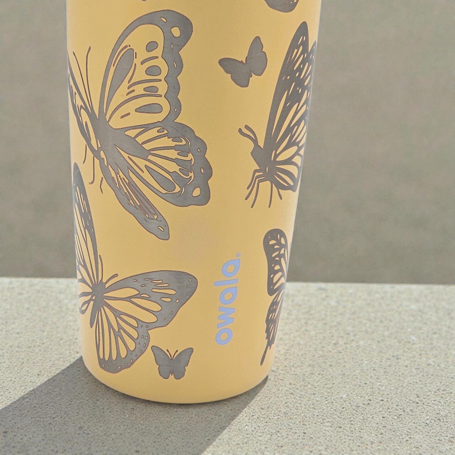 Butterfly Lover's Personalized Owala Bottle — Available in FreeSip and Sway Owalas