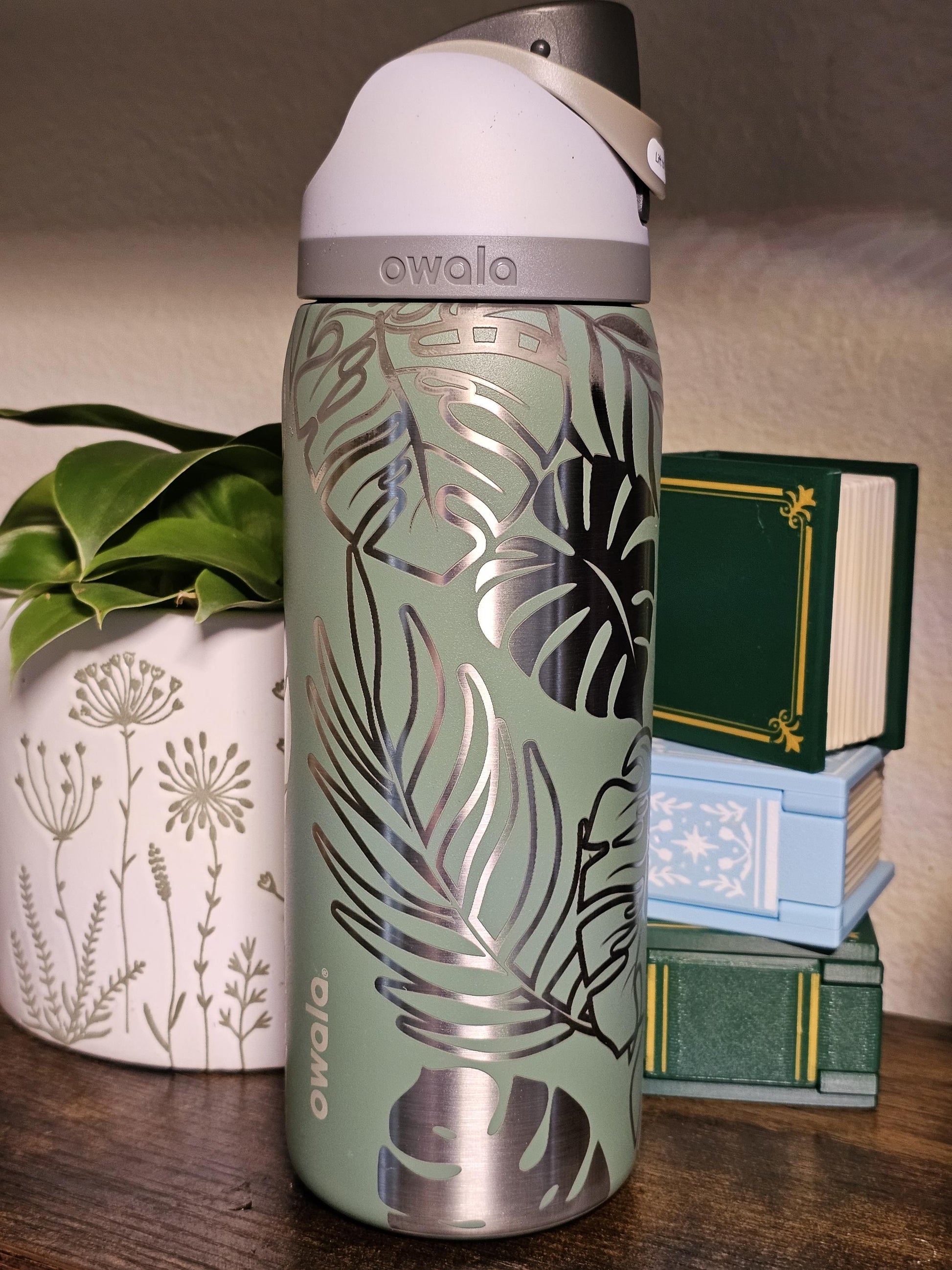 Plant Lover Owala | Personalized FreeSip or Sway | Eco-Friendly Gift for Monstera Lovers