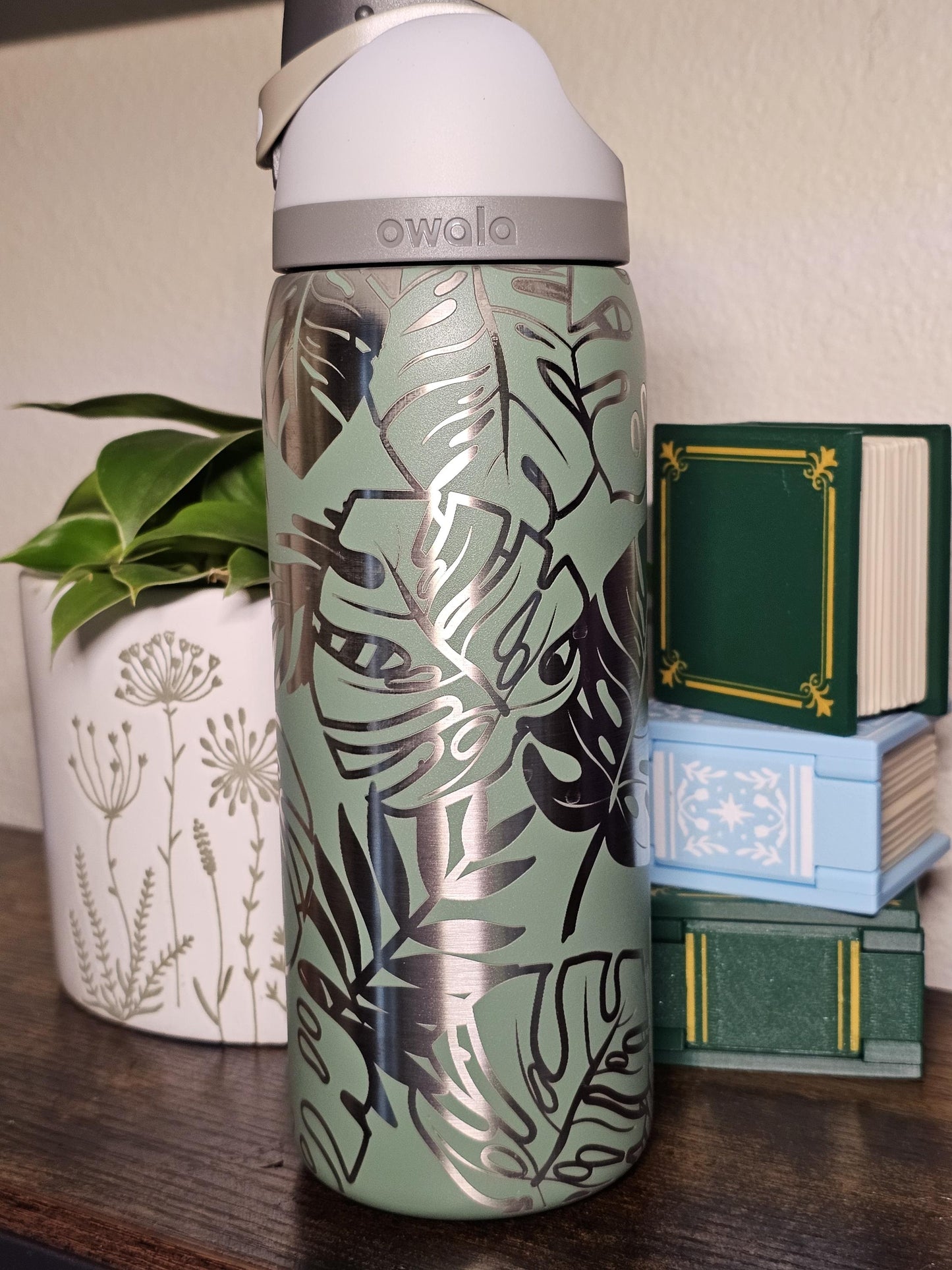 Plant Lover Owala | Personalized FreeSip or Sway | Eco-Friendly Gift for Monstera Lovers