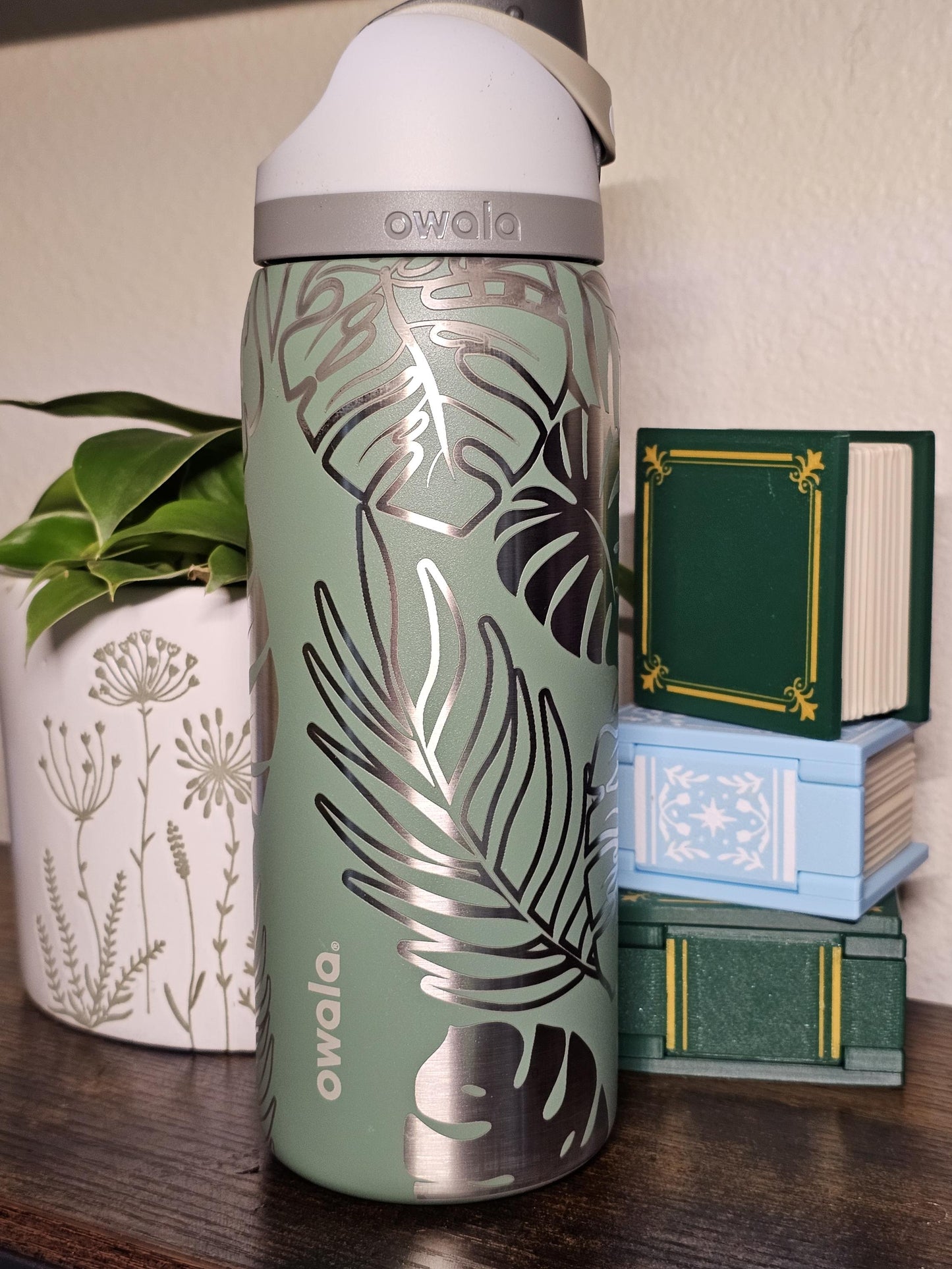 Plant Lover Owala | Personalized FreeSip or Sway | Eco-Friendly Gift for Monstera Lovers