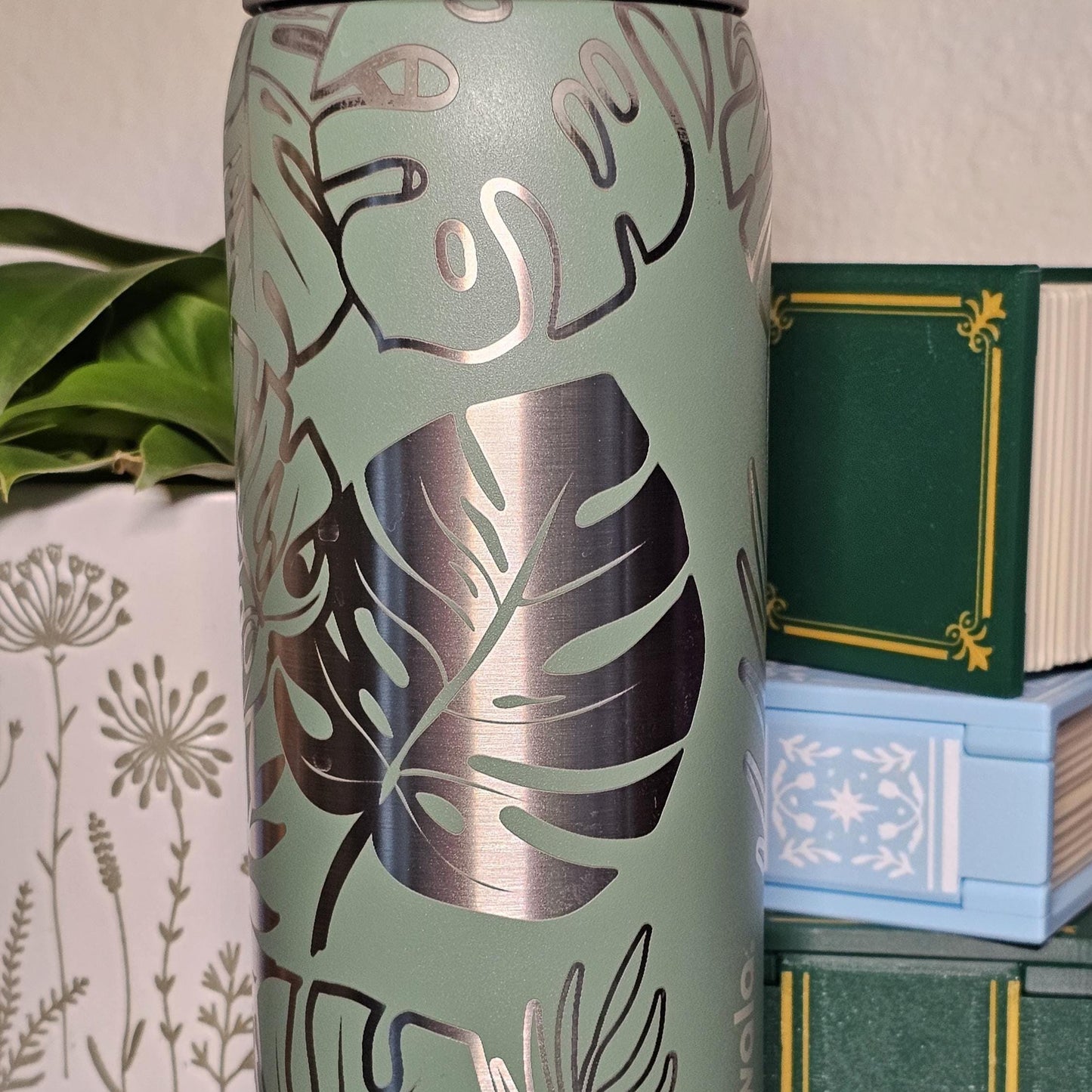 Plant Lover Owala | Personalized FreeSip or Sway | Eco-Friendly Gift for Monstera Lovers