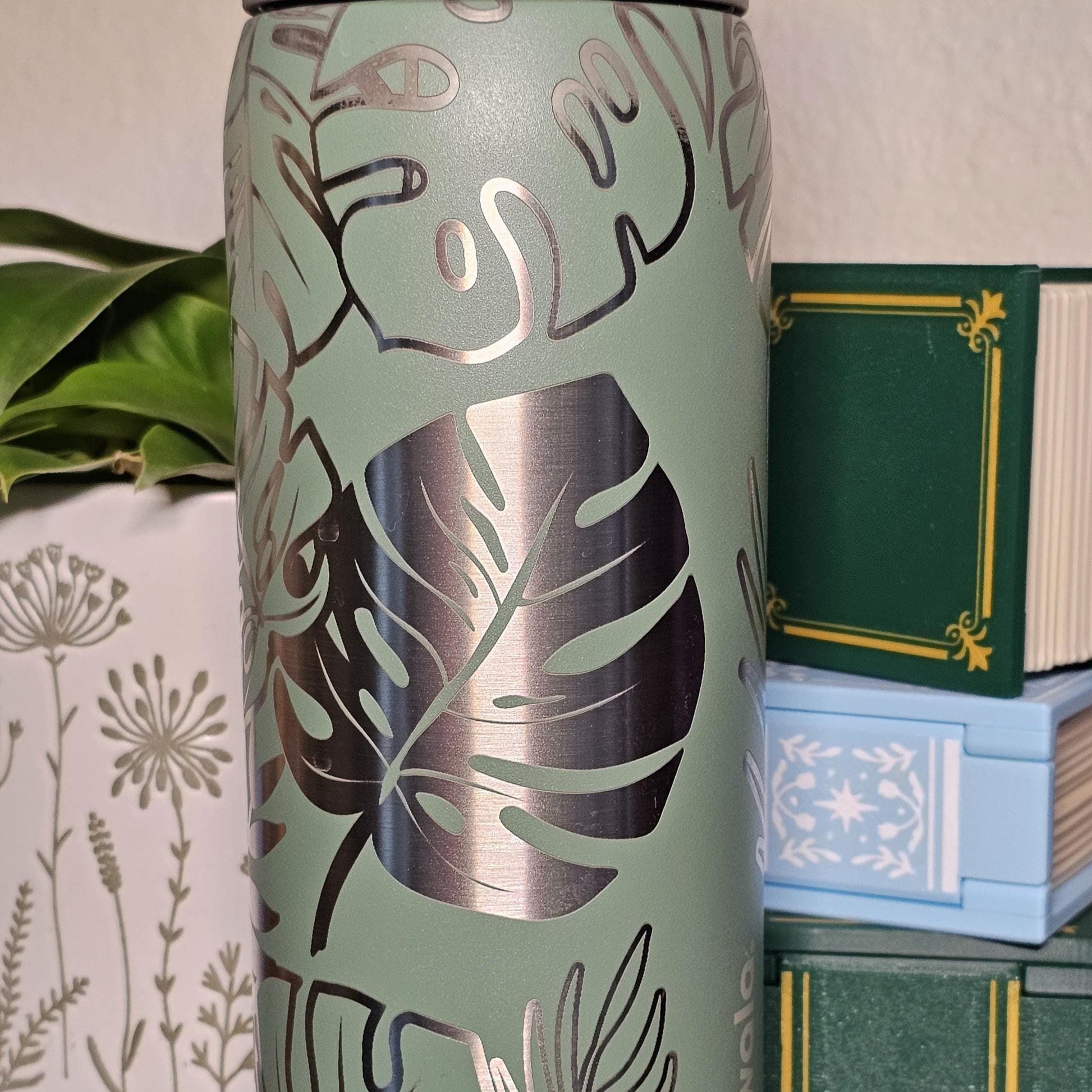 Plant Lover Owala | Personalized FreeSip or Sway | Eco-Friendly Gift for Monstera Lovers