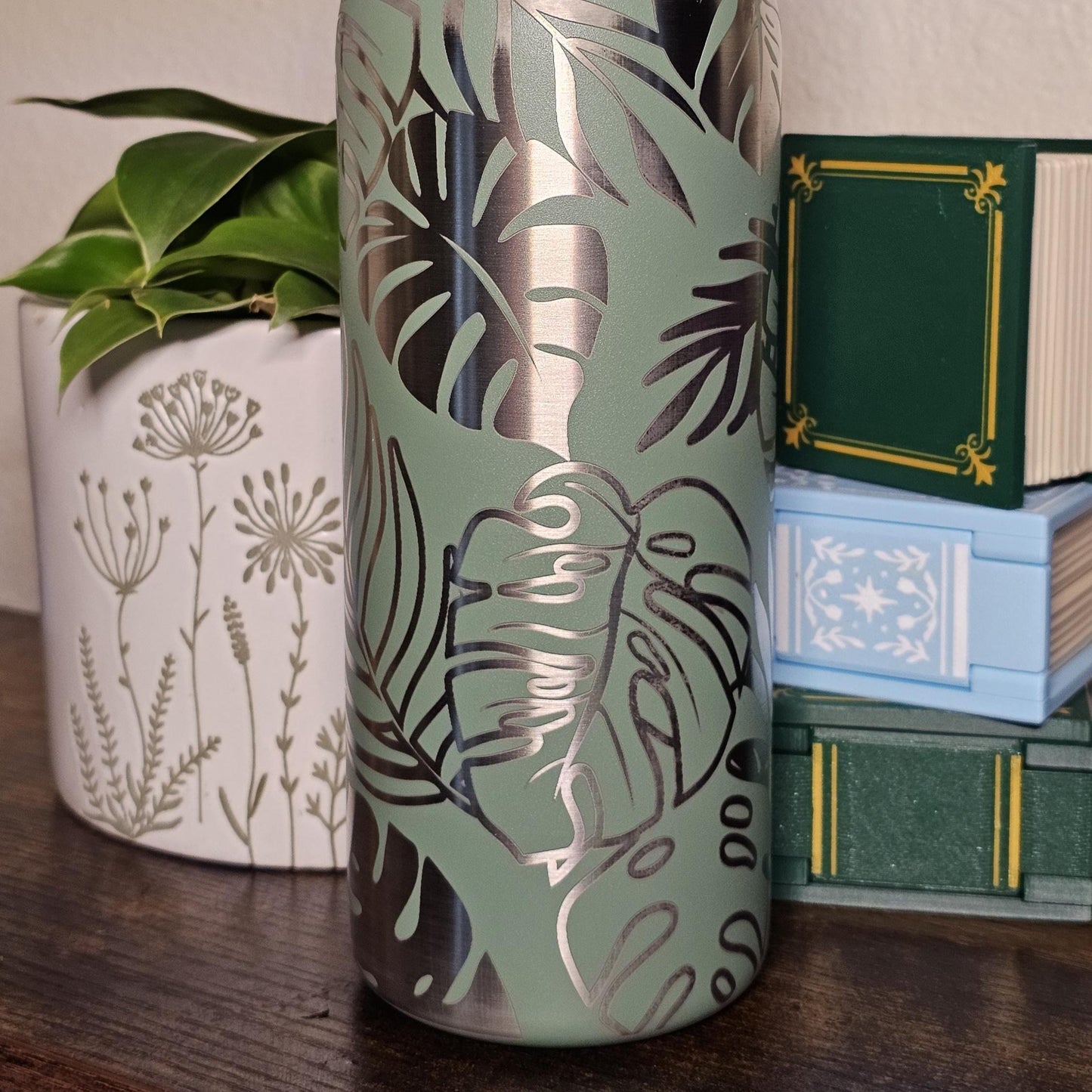 Plant Lover Owala | Personalized FreeSip or Sway | Eco-Friendly Gift for Monstera Lovers