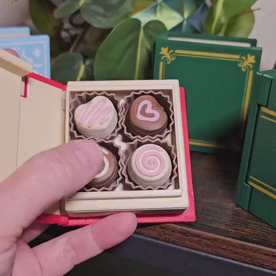 Chocolate Fidget Book | Clickers, Quiet or Clicky Sensory Toy, Anxiety Relief