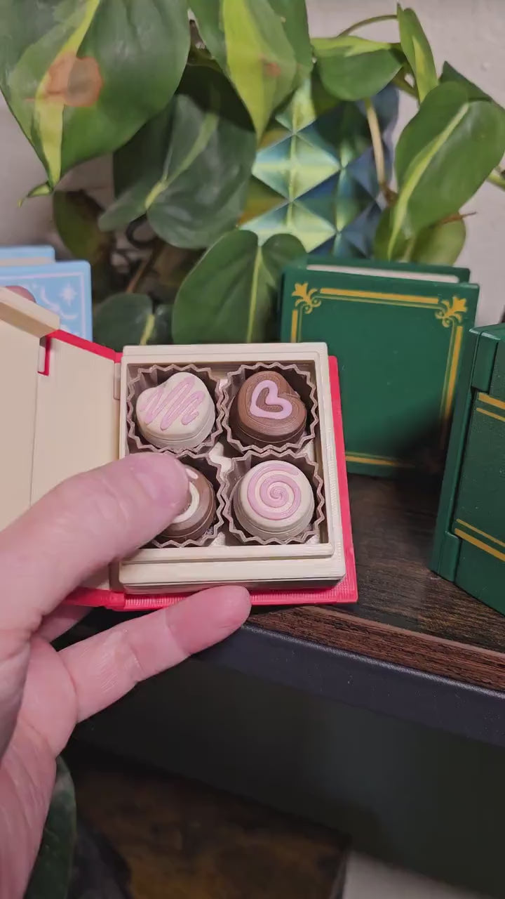Chocolate Fidget Book | Clickers, Quiet or Clicky Sensory Toy, Anxiety Relief