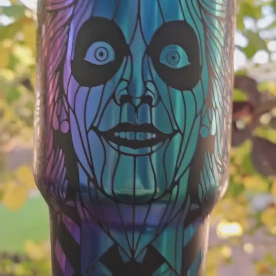 Beetle Juice 40 oz Chroma Tumbler, Insulated Tumbler, Large Drinkware, Beetle Lover Gift, Unique Tumbler