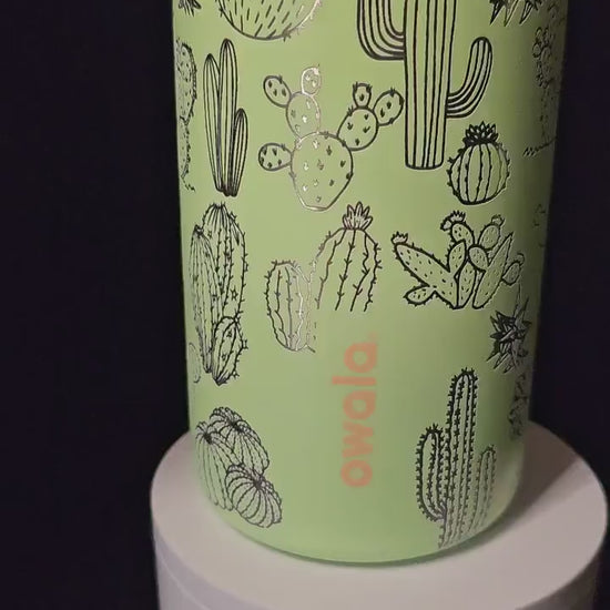 Succulent Owala 32 oz Tumbler, Botanical Tumbler, Plant Lover Gift, Succulent Water Bottle, Cactus Drinkware