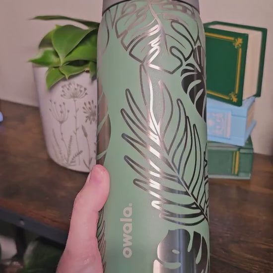 Plant Lover Owala | Personalized FreeSip or Sway | Eco-Friendly Gift for Monstera Lovers