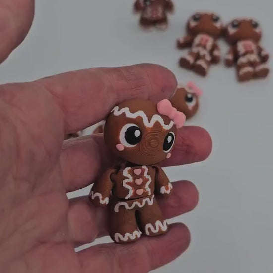 Holiday Fidget Toy Set (2-Pack) | Gingerbread  | Stocking Stuffer | Sensory Gift | Christmas Fidget Set | Cute Holiday Stress Relief