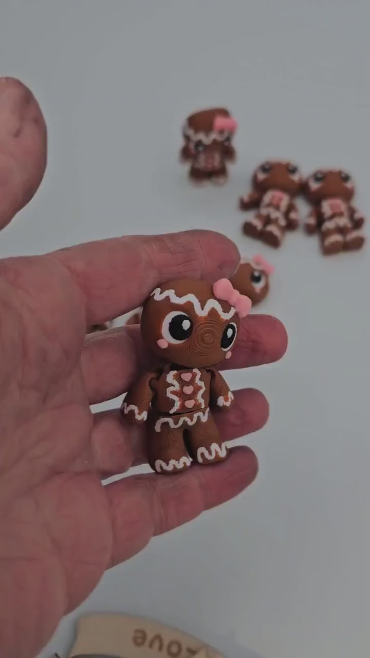 Holiday Fidget Toy Set (2-Pack) | Gingerbread  | Stocking Stuffer | Sensory Gift | Christmas Fidget Set | Cute Holiday Stress Relief