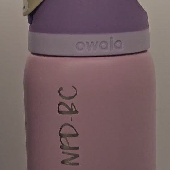 Custom Owala 32 oz Free Sip, Personalized Engraving, Bride and Groom Gifts, Hydration Gift, Unique Gift, Water Bottle