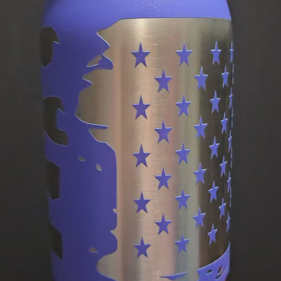 Custom First Responder Owala Water Bottle – Laser Engraved Firefighter, Police, or EMS Design – 20oz, 24oz, or 32oz – Personalized Gift