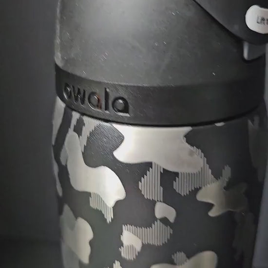 Camo Owala 20, 24 and 32 oz Bottle |  | Miltary Owala Personalized Drinkware, Camouflage tumbler