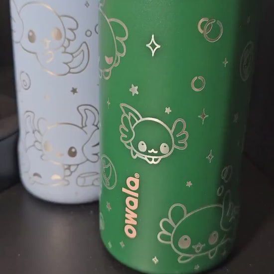 Axolotl Owala 20, 24, 30, 32 and 40 oz Bottle | Custom Engraved Owala free sip, sway and Smooth sip bottles