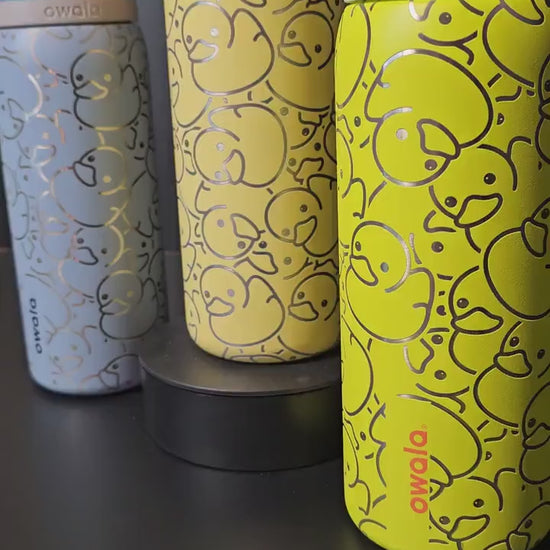 Rubber Ducky Design Owala Water Bottle - 24 and 32 oz | Insulated, Leak-Proof, and Stylish Hydration Companion  & Personalized Drinkware
